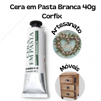 Cera em Pasta Branca 40g Corfix