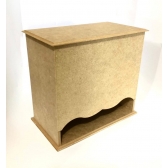 Porta Fraldas de Bebê MDF Cru Avulso Kit Higiene Bebê