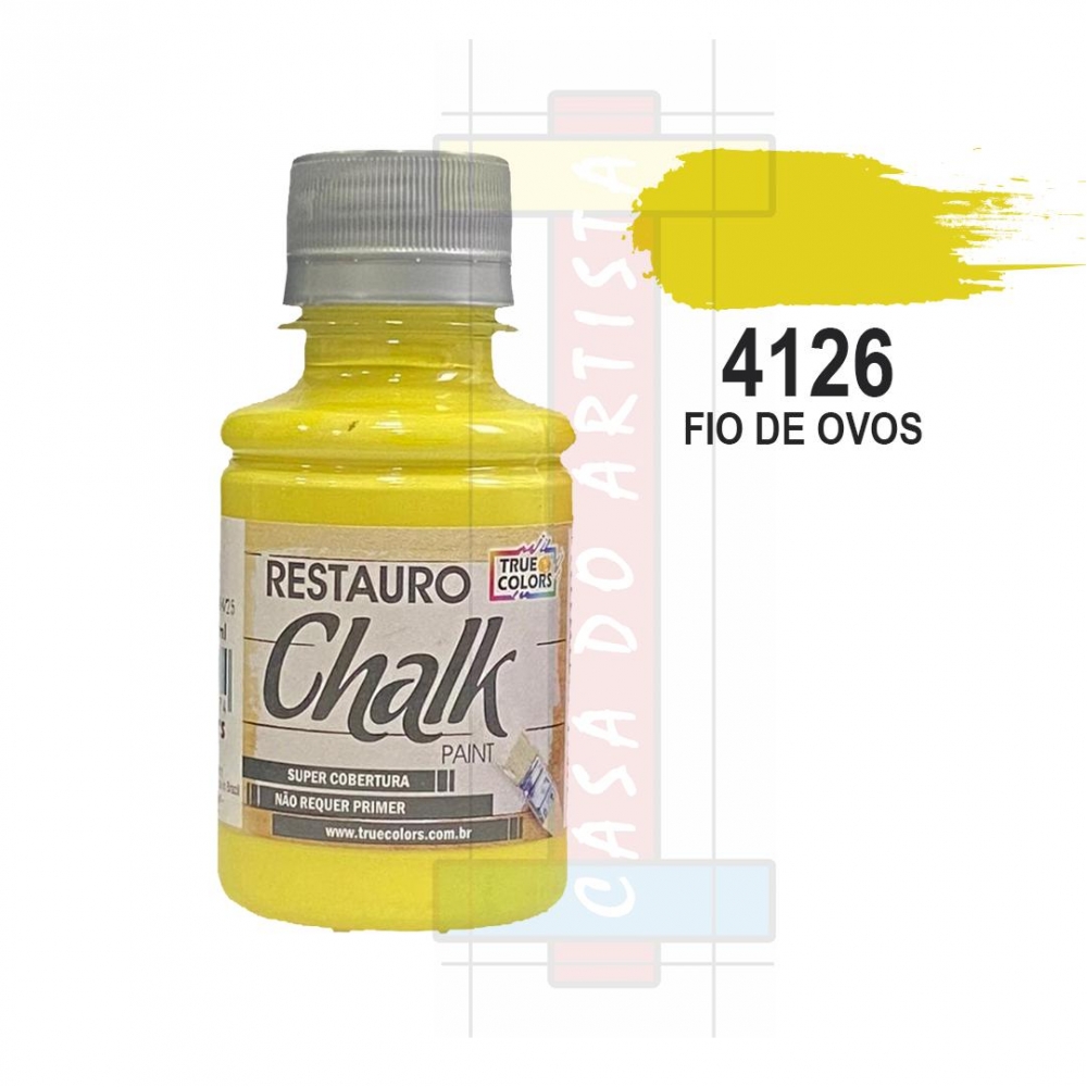 Tinta Restauro Chalk Paint 100ml True Colors - Fios de Ovos 4126