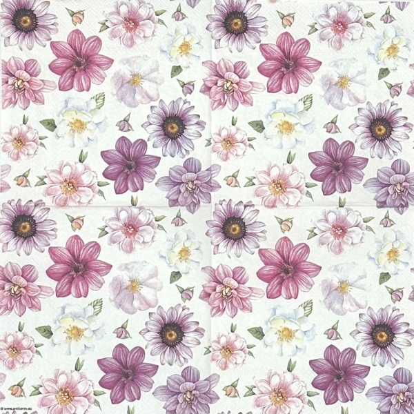 Guardanapo Estampado Floral 04 para decoupage