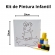 Kit Pintura em Tela Infantil c/ Tintas Pincel e Arte - Pepa KIT20203TR