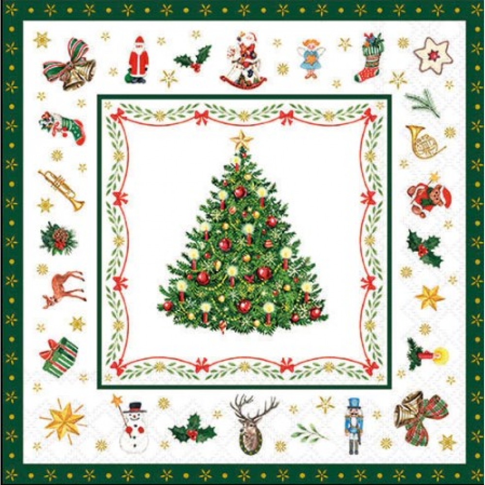 Guardanapo Estampado Natal para decoupage