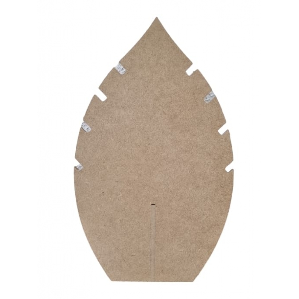 Porta Colar Expositor Folha Joia Feira Bazar MDF cru