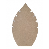 Porta Colar Expositor Folha Joia Feira Bazar MDF cru