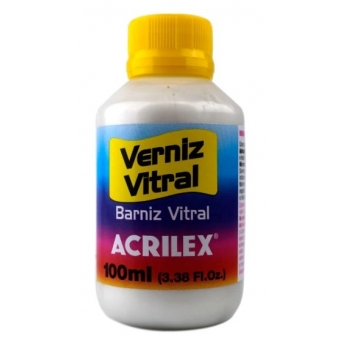 Verniz Vitral Base Madreperola 100ml Acrilex