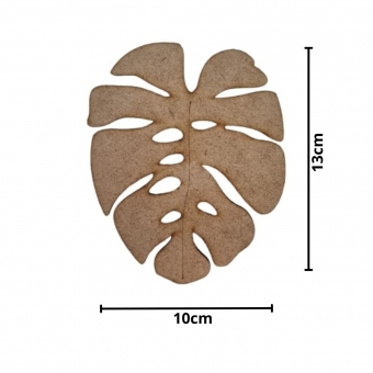 Porta Copos Folha Costela de Adão c/4 MDF cru