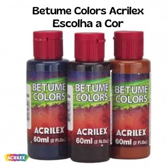 Betume Colors 60ml Acrilex Envelhecedor para Artesanto