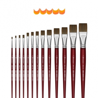 Pincel Chato Pelo Sintético Macio ref. 284 Condor Pintura Artística