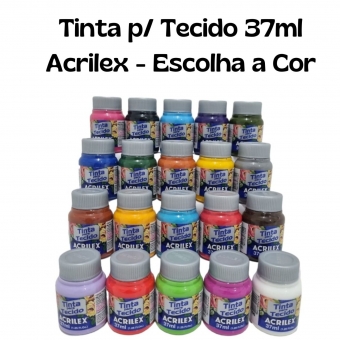 Tinta para Tecido Fosca 37ml Acrilex