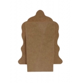 Oratório Ondulado para Santo de 20cm MDF Cru