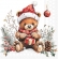 Guardanapo Estampado Natal para decoupage