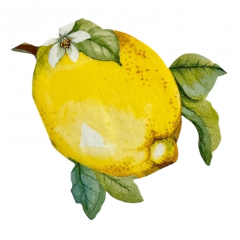 Guardanapo Limão Siciliano recortado para decoupage