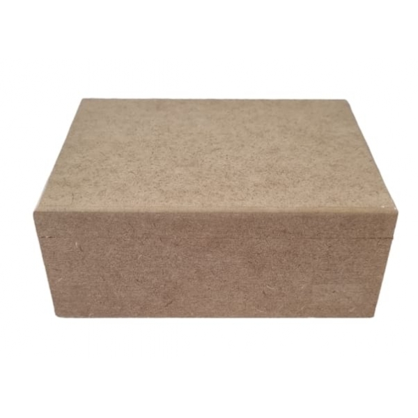 Caixa Porta Chá Retangular c/ 6 Divisórias MDF cru