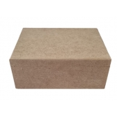 Caixa Porta Chá Retangular c/ 6 Divisórias MDF cru