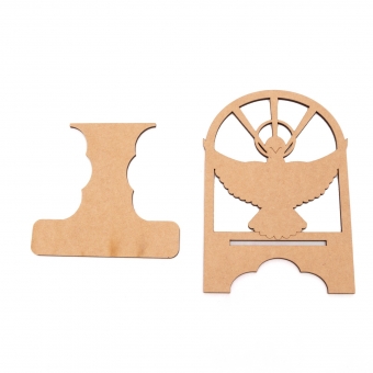 Porta Bíblia Espírito Santo Suporte p/ Livros MDF cru