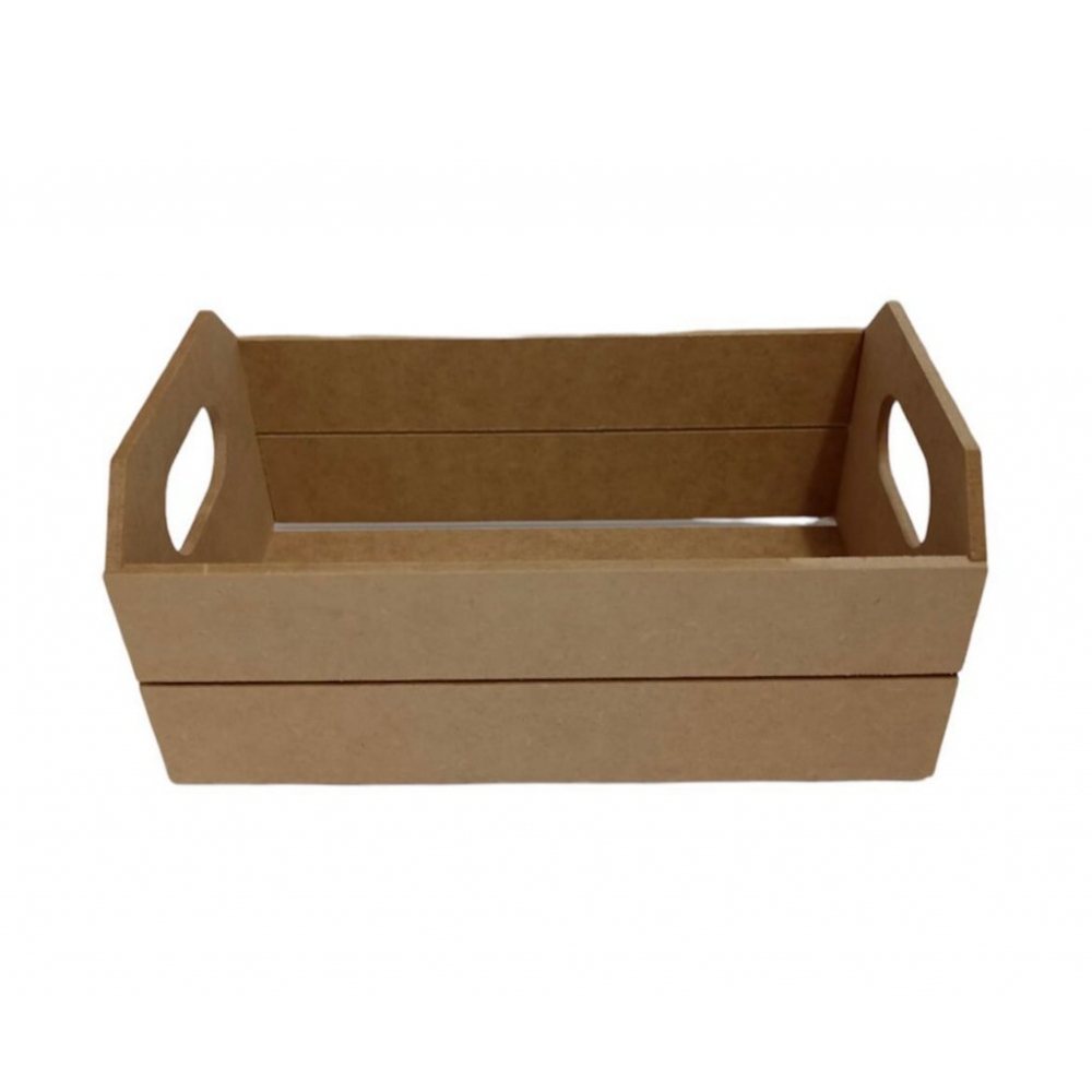 Caixote de Feira 32cm MDF Cru