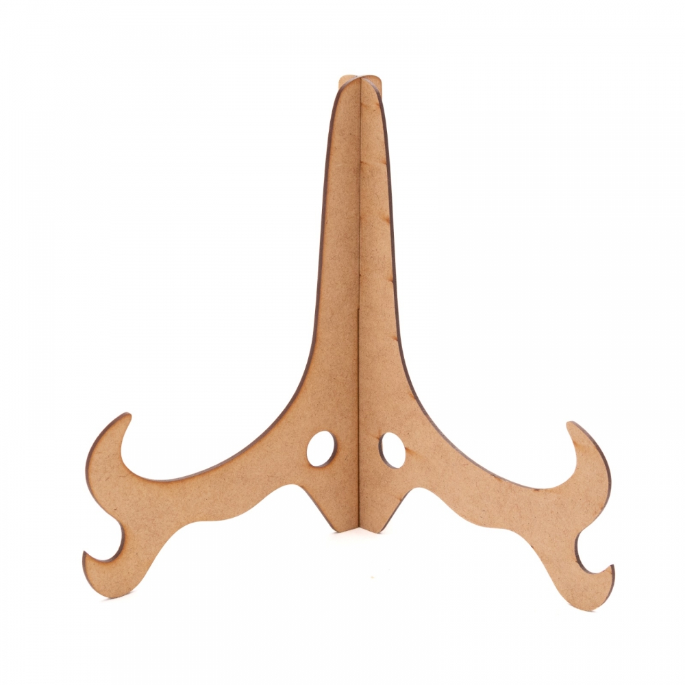 Suporte Porta Prato Apoio Quadro Placa Mandala 24cm MDF cru
