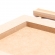Trio de Quadro Moldura 10x10 Corda Sisal Decoração MDF cru