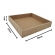 Bandeja Reta Lisa G 25x25cm Festa Lavabo Café Mesa MDF cru