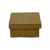 Caixa Quadrada Tampa Sapato 10x10x5 MDF Cru