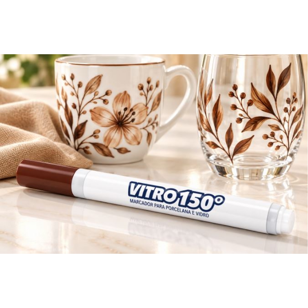Marcador Vitro 150 Marrom Escuro