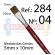 Pincel Chato Pelo Sintético Macio ref. 284 Condor Pintura Artística - 4