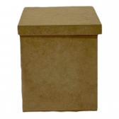 Caixa Quadrada Tampa Sapato 13x13x15 MDF Cru