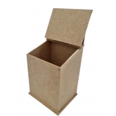 Puxa Saco Gordo Tampa Basculante Furo em Baixo MDF Cru