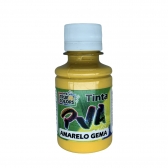 Tinta PVA Fosca 100ml True Colors - Escolha as cores - Amarelo Gema 7113