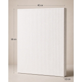 Painel para Pintura 40x50cm Branca – Para Tinta Acrílica, Óleo, PVA