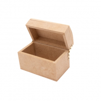 Mini Bau para lembrancinha 6x10x7 Arte e Decoração MDF cru