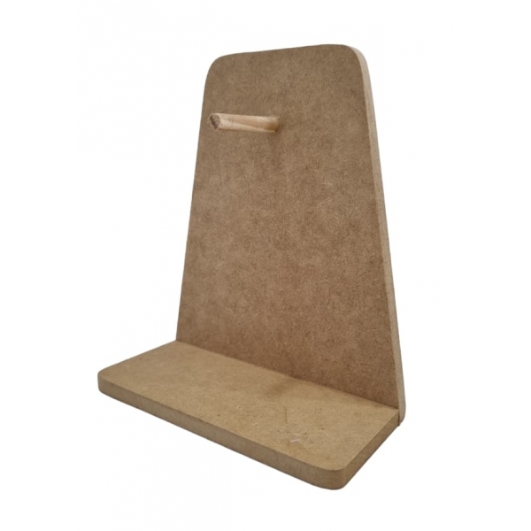 Descanso de Panelas Recorte de Maçã c/ 4 suportes MDF Cru