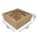 Caixa de Pascoa para Ovos Bombons Chocolates Coelho Floral MDF cru