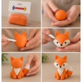 Massa Biscuit Laranja - Pronta para modelar
