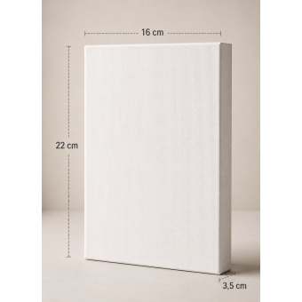 Painel para Pintura 16x22cm Branca – Para Tinta Acrílica, Óleo, PVA