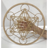 Mandalas Decorativas para Parede 38cm em MDF Cru - Metatron