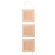 Trio de Quadro Moldura 10x10 Corda Sisal Decoração MDF cru