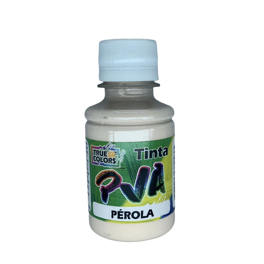 Tinta PVA Fosca 100ml True Colors - Escolha as cores - Pérola 7162