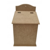 Puxa Saco Gordo Tampa Basculante Furo em Baixo MDF Cru