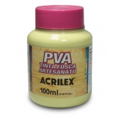 Tinta PVA Fosca Para Artesanato 100ml Acrilex Escolha a Cor - 820 Verde Primavera