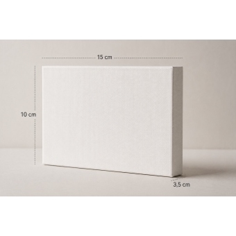 Painel para Pintura 10x15cm Branca – Para Tinta Acrílica, Óleo, PVA