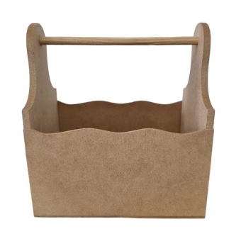 Galheteiro Porta Tempero Azeite Vinagre Sal MDF cru