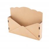 Porta Cartas Correspondência Envelope MDF cru