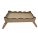 Bandeja Café da Manhã G 26x40cm Cama Sofá Notebook MDF cru