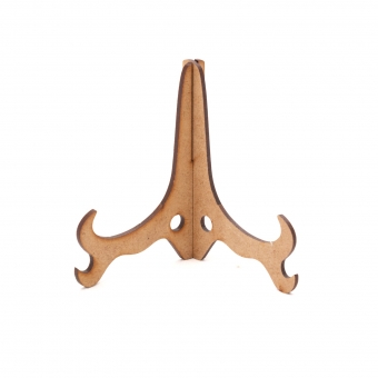 Suporte Porta Prato Apoio Quadro Placa Mandala 10cm MDF cru