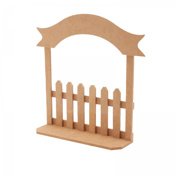 Porta Maternidade Cerquinha com Base Quarto Bebe MDF cru