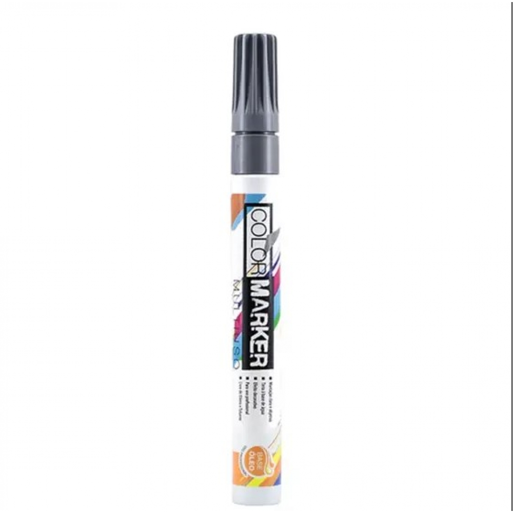 Caneta Prateada para Vidro e Porcelana Color Marker Acrilex