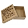 Caixa de Pascoa para Ovos Bombons Chocolates Coelho Floral MDF cru