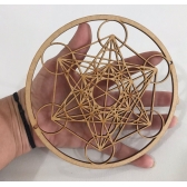 Mandalas Decorativas p/ Apliques ou Parede MDF Cru - Metatron 15cm