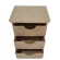 Cômoda 3 Gavetas Organizador Porta Joias Lacinhos MDF cru